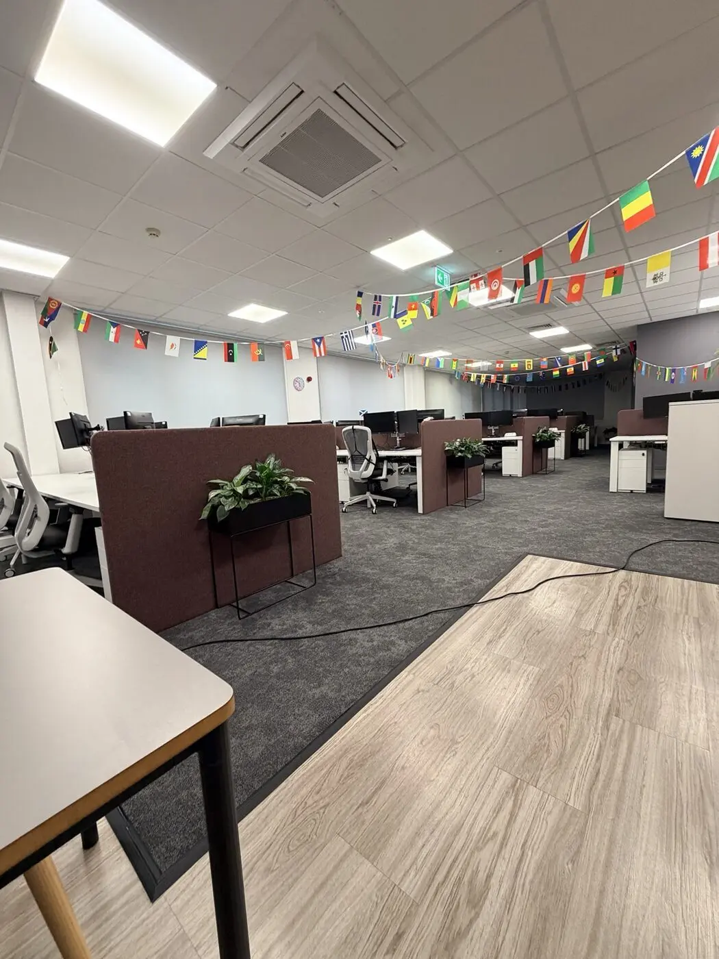 Clean commercial carpet at an ICON office in Livingston